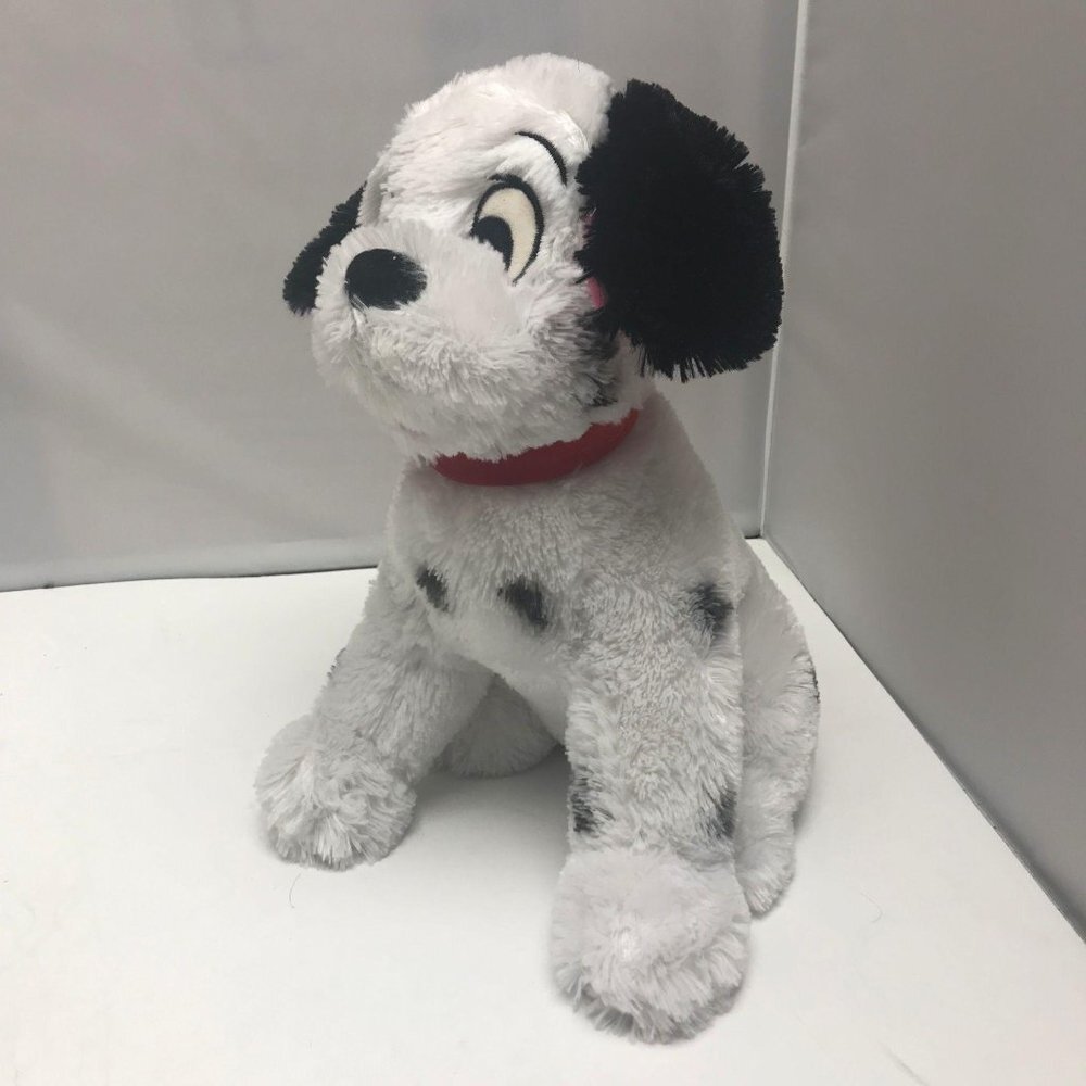 Disney Store Exclusive 101 Dalmatians Lucy Fuzzy Dog Plush Stuffed Animal 12"